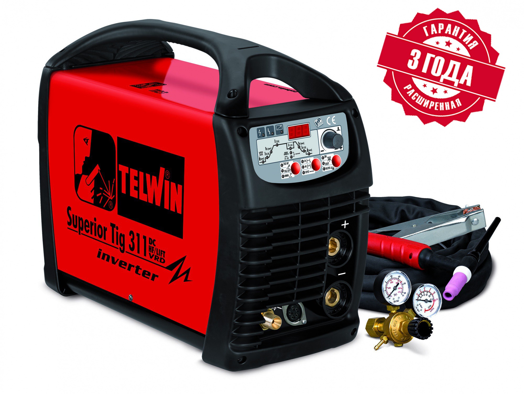 Сварочный аппарат TELWIN SUPERIOR TIG 311 DC 230-400V