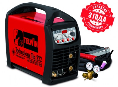 Сварочный аппарат Telwin Technology Tig 222 AC/DC