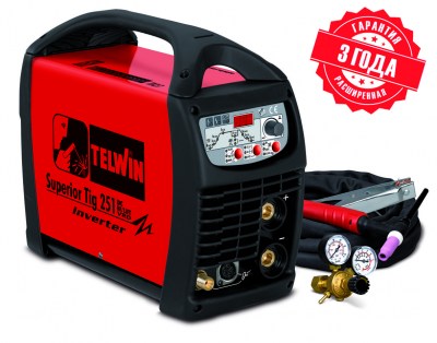 Сварочный аппарат TELWIN SUPERIOR TIG 251 DC VRD