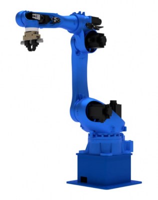 шестиосевой CRP Robot RA22-80 нагрузка 80 кг вылет 2200 мм у станка ЧПУ, интеграция Ecosvar